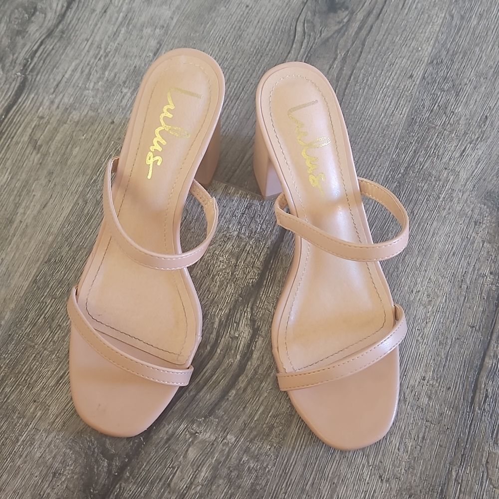 Lulus Ariellie Light Nude High Heel Sandals